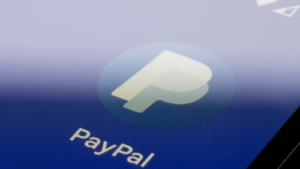 Close-up of the PayPal app icon seen on a Google Pixel smartphone.  PayPal Holdings, Inc. (PYPL) is a global financial technology company that operates an online payment system.