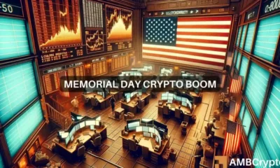 Memorial Day Surge: Bitcoin Hits $70K as US Stock Markets Pause