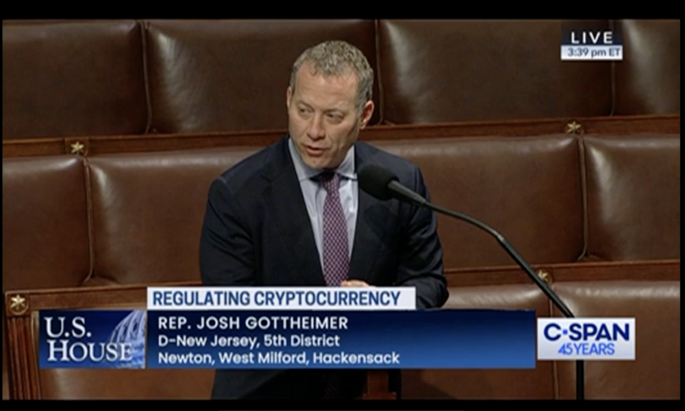 RELEASE: House passes bipartisan legislation led by Gottheimer to modernize crypto regulation and protect consumers