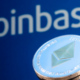 Coinbase (COIN), is an American company that operates a cryptocurrency exchange platform. Ethereum (ETH-USD) coin on the background of the Coinbase inscription.