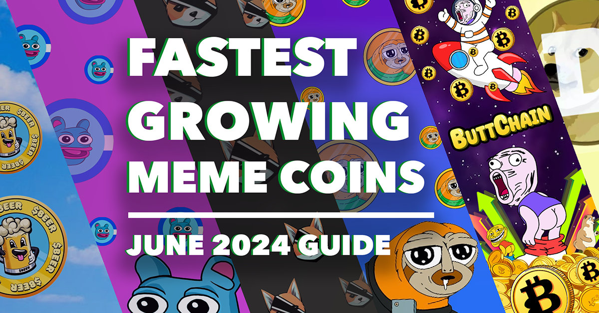 Fast-Growing Meme Coins: Why Brett, ButtChain, Slerf, Beercoin, and Byte Are Among the Best New Fast-Growing Crypto Coins