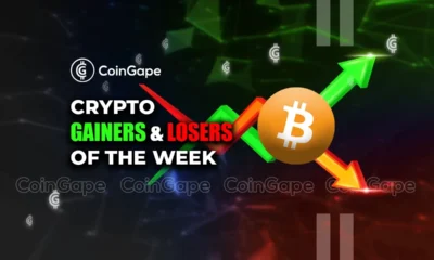 Top cryptocurrency winners and losers of the week