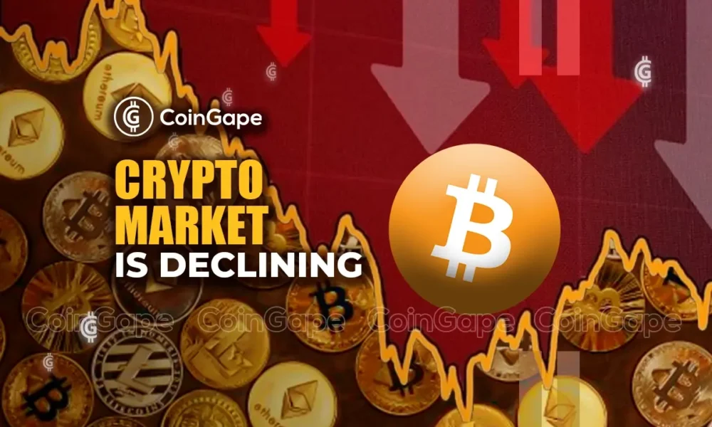 Why is the cryptocurrency market declining today?