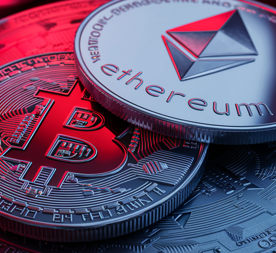 Bitcoin, Ethereum in the red as markets crash on volatility